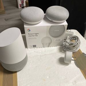 Google home set w/ bulb